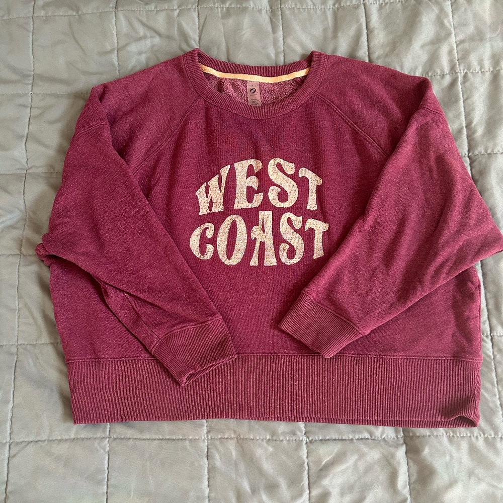 Lou & Grey Purple Sweatshirt L
